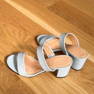 NEW jcrew heeled leather sandals